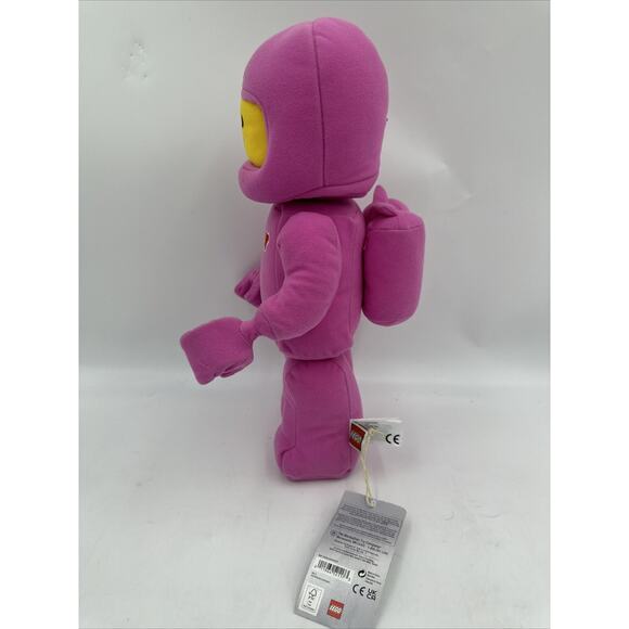 LEGO Blue, Pink Classic Space Astronaut Minifigure Plush 13inch - Picture 2 of 3